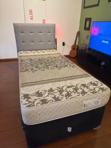 Conjunto cama box + cabeceira