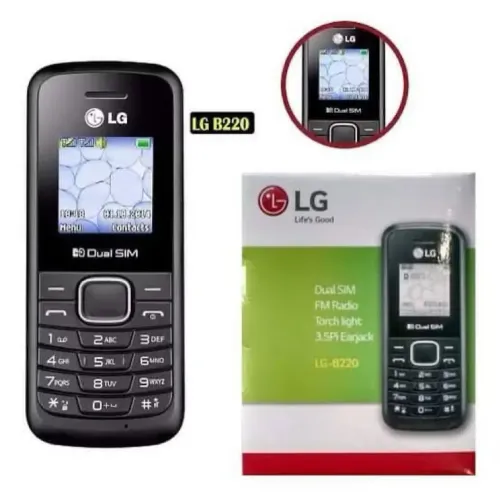 Celular LG B220 3G Dual Sim Radio FM Lanterna Idoso Rural