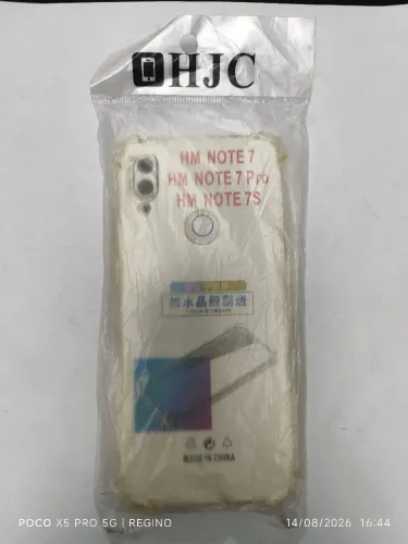 Capinha transparente para celular xiaomi note 7 pro/ note S