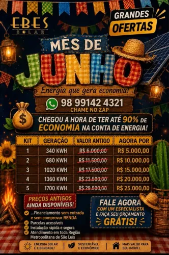 Energia Solar Residencial e Comercial