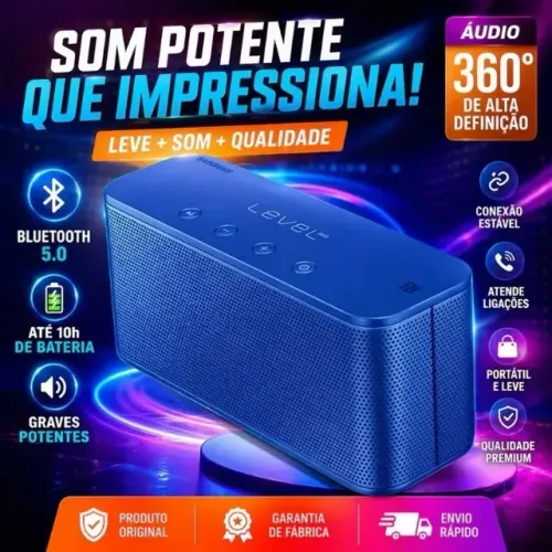 Caixa de Som Samsung Bluetooth Sem Fio Portátil Som Alto Bluetooth 5.0 USB TF