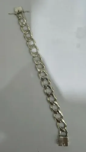 Pulseira de Prata 16mm 55.93 gramas (aceito propostas/trocas)