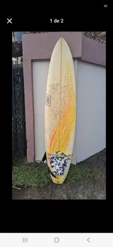 Prancha de surf 7.2 / 46 litros para iniciantes ou pra quem curte uma funboard.