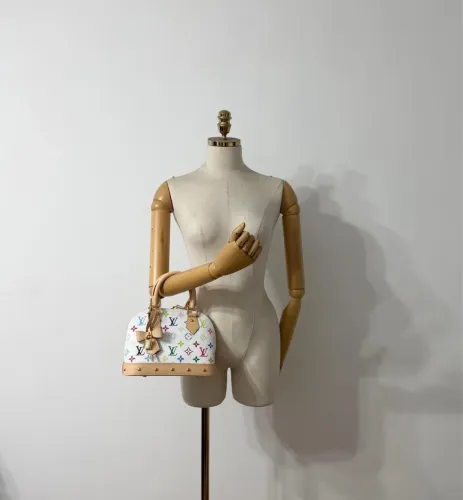 Bolsa couro legítimo modelo Italiana alma murakami Louis Vuitton 