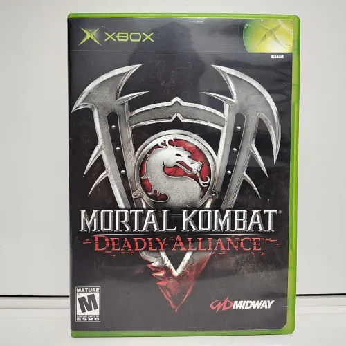 Jogo Mortal Kombat Deadly Alliance Xbox Clássico Original Completo Americano CIB