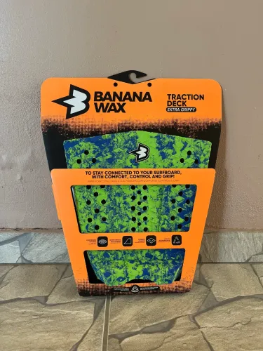 Deck Antiderrapante Banana Wax para prancha de surf