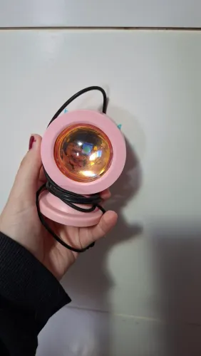 mini lampada abajur por do sol aesthetic novo