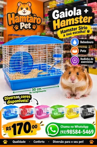 Hamster e Gaiola
