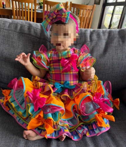 Vestido junino São João caipira