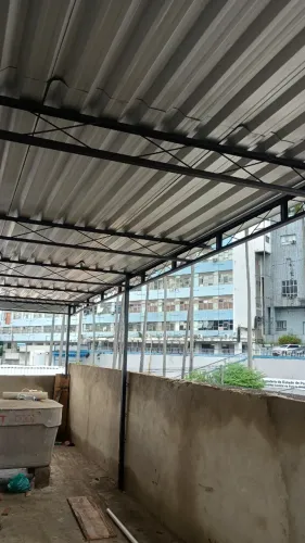 Cobertura para terraço. R$ 165,00 o metro quadrado 