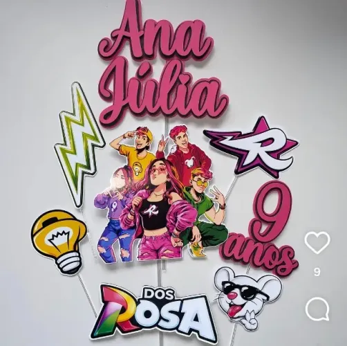 Topo de Bolo Personalizado