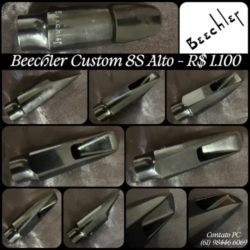 Boquilha para Sax Alto Beechler S8 Custom