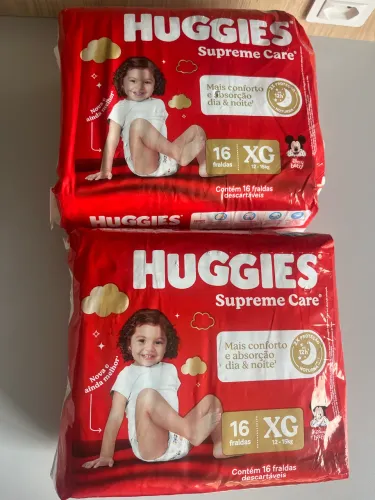 Vendo fraldas Huggies XG
