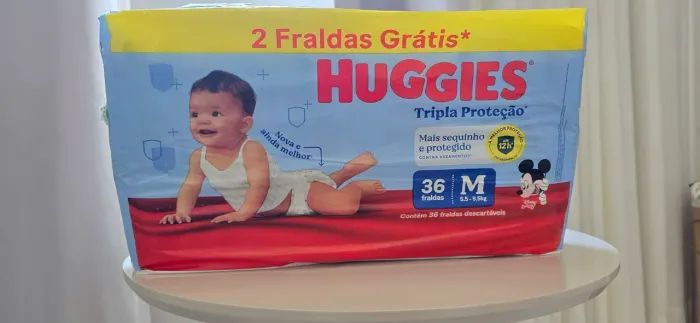 Fralda Huggies Tripla Proteção M 36 Und