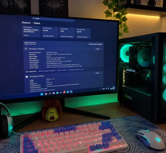 PC GAMER - Ryzen 5 + RTX 3060 Ti | 16GB RAM