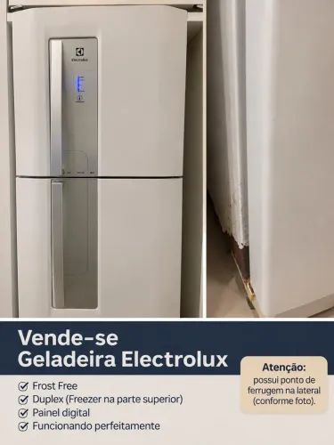 Geladeira Electrolux 382 litros 