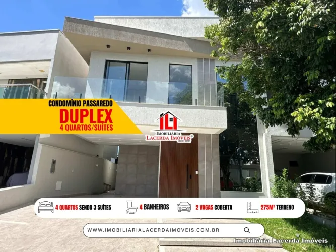 Casa Duplex no Passaredo com 4 Quartos Sendo 3 Suítes e Cozinha Gourmet