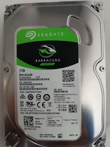Hd seagate 1TB Barracuda cftv dvr nvr cpu