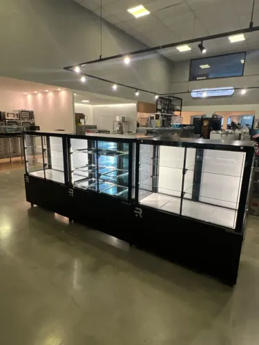 Conjunto vitrine completo para padaria - novos - pronta entrega 