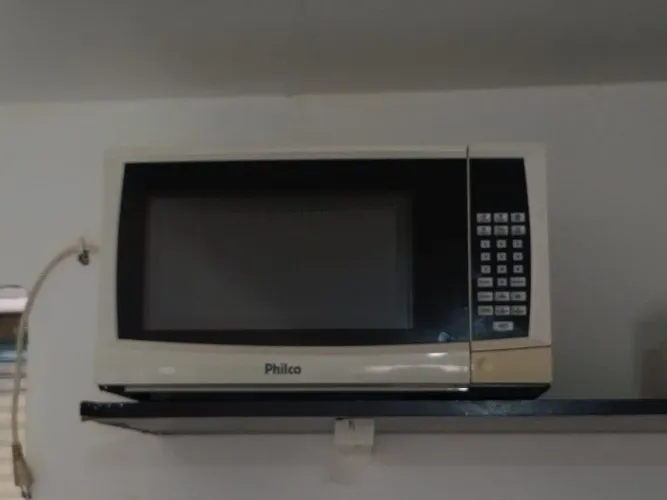 Micro-ondas pra vender logo
