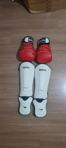 Caneleira Muay thai Maximum G / luva de Boxe 16oz pulser