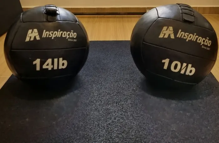Wall Ball de 10 lbs e 14 lbs da Inspiração Store