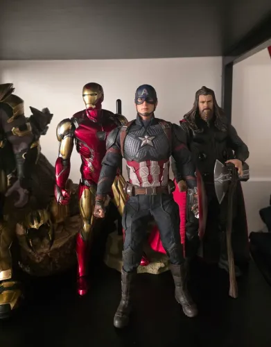 Thor, Capitão América, Iron Man, Thanos Hottoys / Hot Toys 