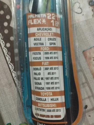 Limpador de parabrisa novo