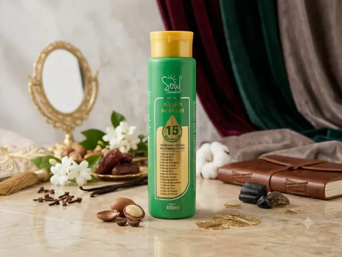 Banho de Óleos 15 Benefícios Soul Cosméticos