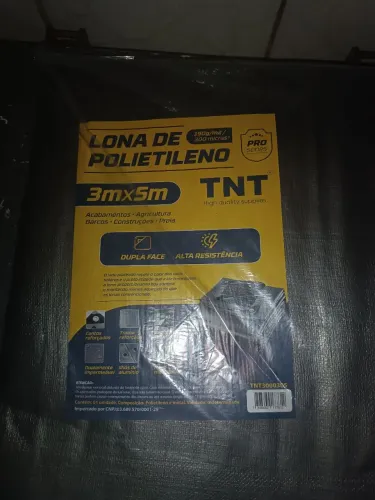 Lona para acabamento ou tenda