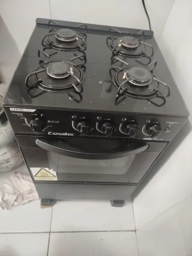 Fogão Esmaltec automático mesa de vidro