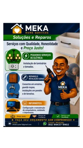 Serviços de Elétrica, informática e Reparos HOME