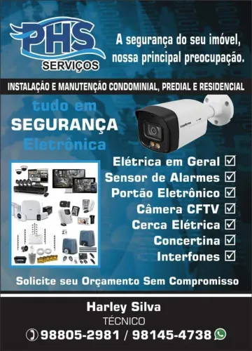 Manutenção CFTV, Alarmes
