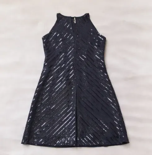 Vestido Paetê Preto Curto Balada Festa Brilho