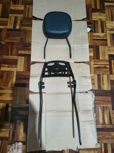 Bagageiro com Sissy bar Super Meteoro 650