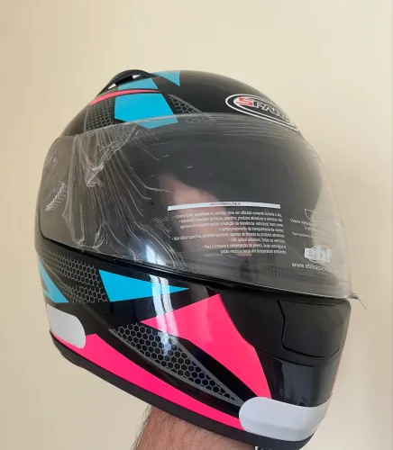 capacete ebf spark e17 feminino 56 