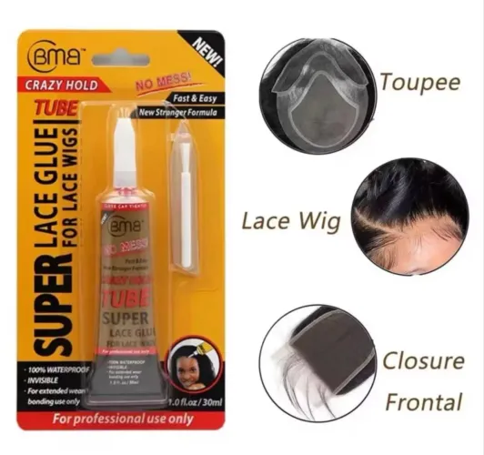 Cola BMB Super Forte Lace Transparente Para Perucas A Prova D'água Hold Tube Super -