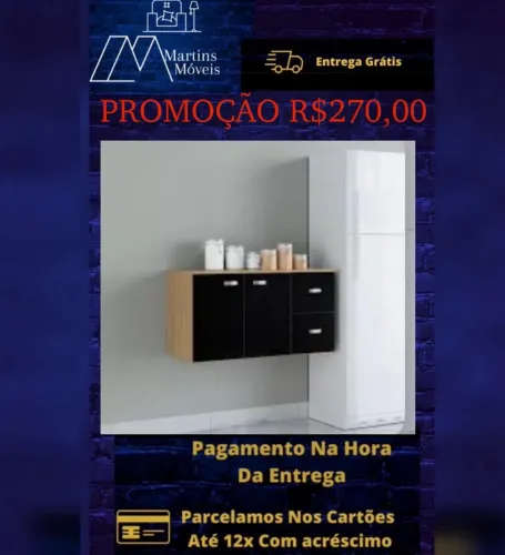 GRANDE PROMOÇÃO*BALÇÃO DE COZINHA JULIA COM ENTREGA GRÁTIS ACEITA CARTÃO