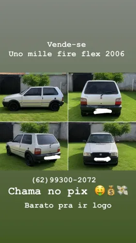 Fiat Uno Mille 1.0 Fire/ F.flex/ Economy 2P 2006