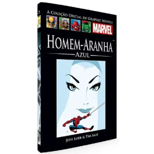 HOMEM-ARANHA AZUL SALVAT CAPA PRETA