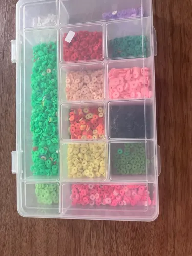 Mix de Miçangas Coloridas para Artesanato (Pote)