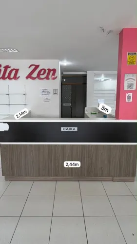 Balcão Caixa para comércio