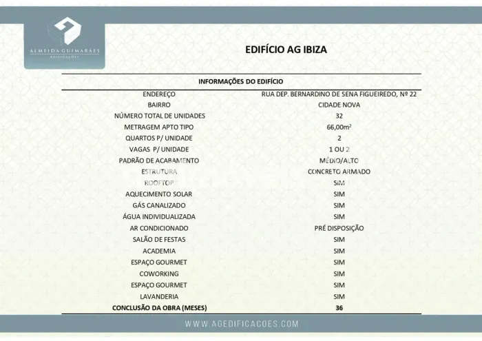 Venda Apartamento 2 quartos Cidade Nova Belo Horizonte
