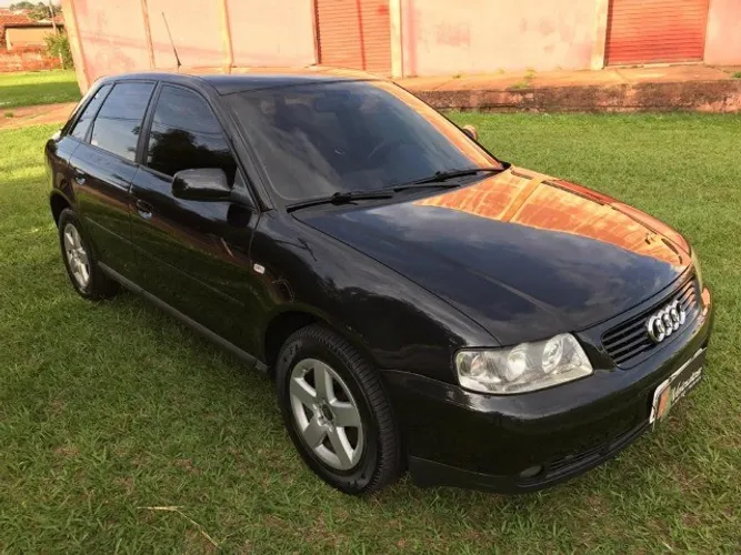 Sucata Audi A3 1.8 2002 Preta Para Retirada de Peças