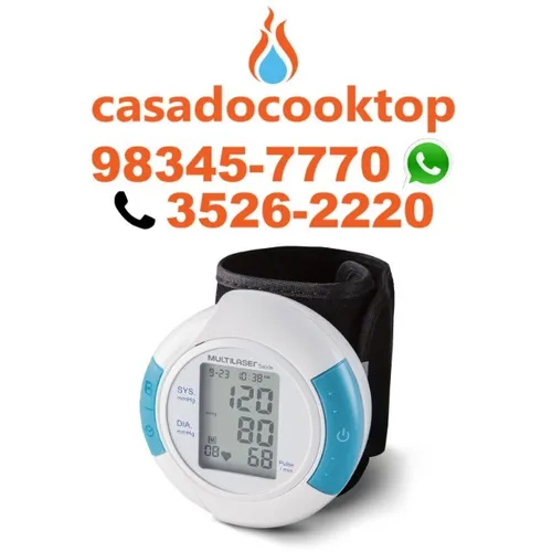 Monitor De Pressão Arterial de Pulso - Multilaser Saúde