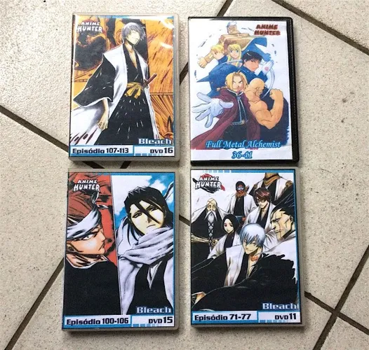 Lote 4 dvds anime hunter - gravados