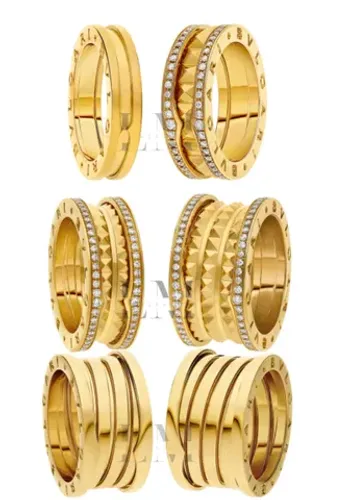 Alianças Bvlgari o par de ouro 18 k garantia vitalicia