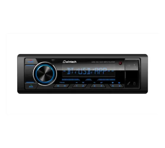 Auto radio MP3 Com saida sub bluetooth wintech 55w usb saida rca