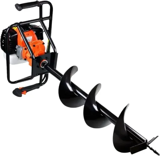 Perfurador De Solo Gasolina 2t 52cc 2,5hp C/ Broca 80cm
