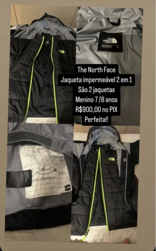 Casaco de inverno The North Face - Impermeável e quente!